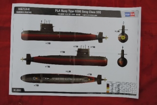 Hobby Boss 83502 PLA Navy Type 039G Song Class Submarine